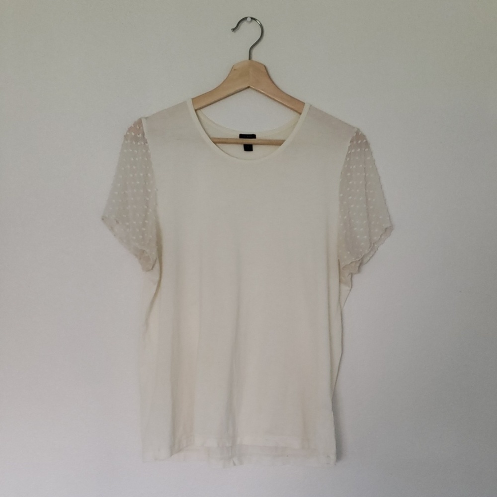 J. CREW Silk Blend Tee